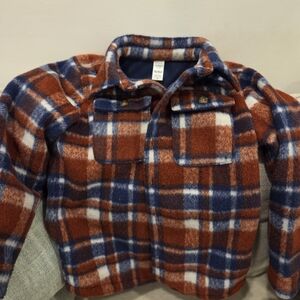 Carter's Red and Blue Plaid Button Down Shirt